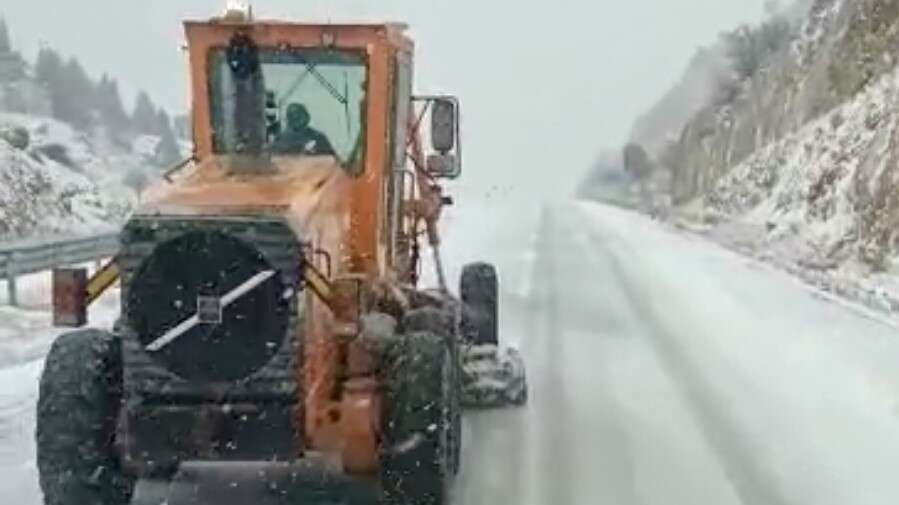 Konya’ya açılan Alacabel geçidi beyaza büründü! 25 santim kar var 7